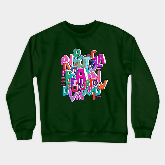 Alphabet Crewneck Sweatshirt by Brains